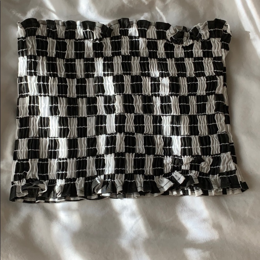Carmar/ LF stores Checker Tank tube top